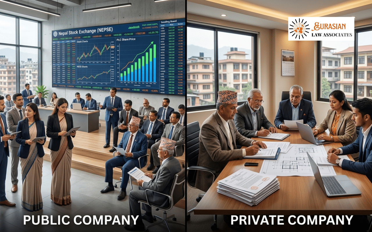 how public company differs from private company 